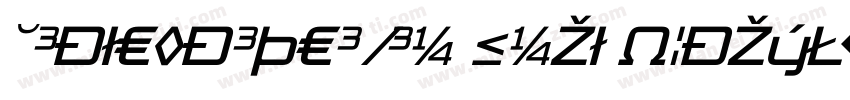 TradeMarker Pro Bold Italic字体转换